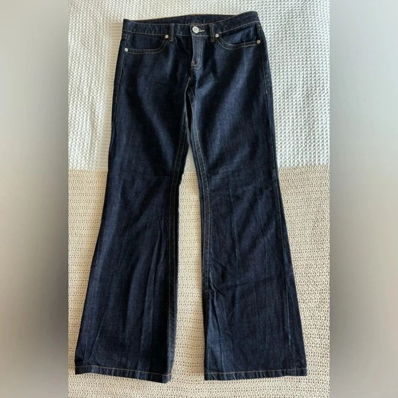 BCBGMaxAzria Sophie twisted flare denim jeans - Picture 2 of 6